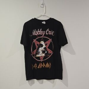 Official Band Tee Motley Crue/Def Leppard 2022 Tour With Poison and Joan Jett